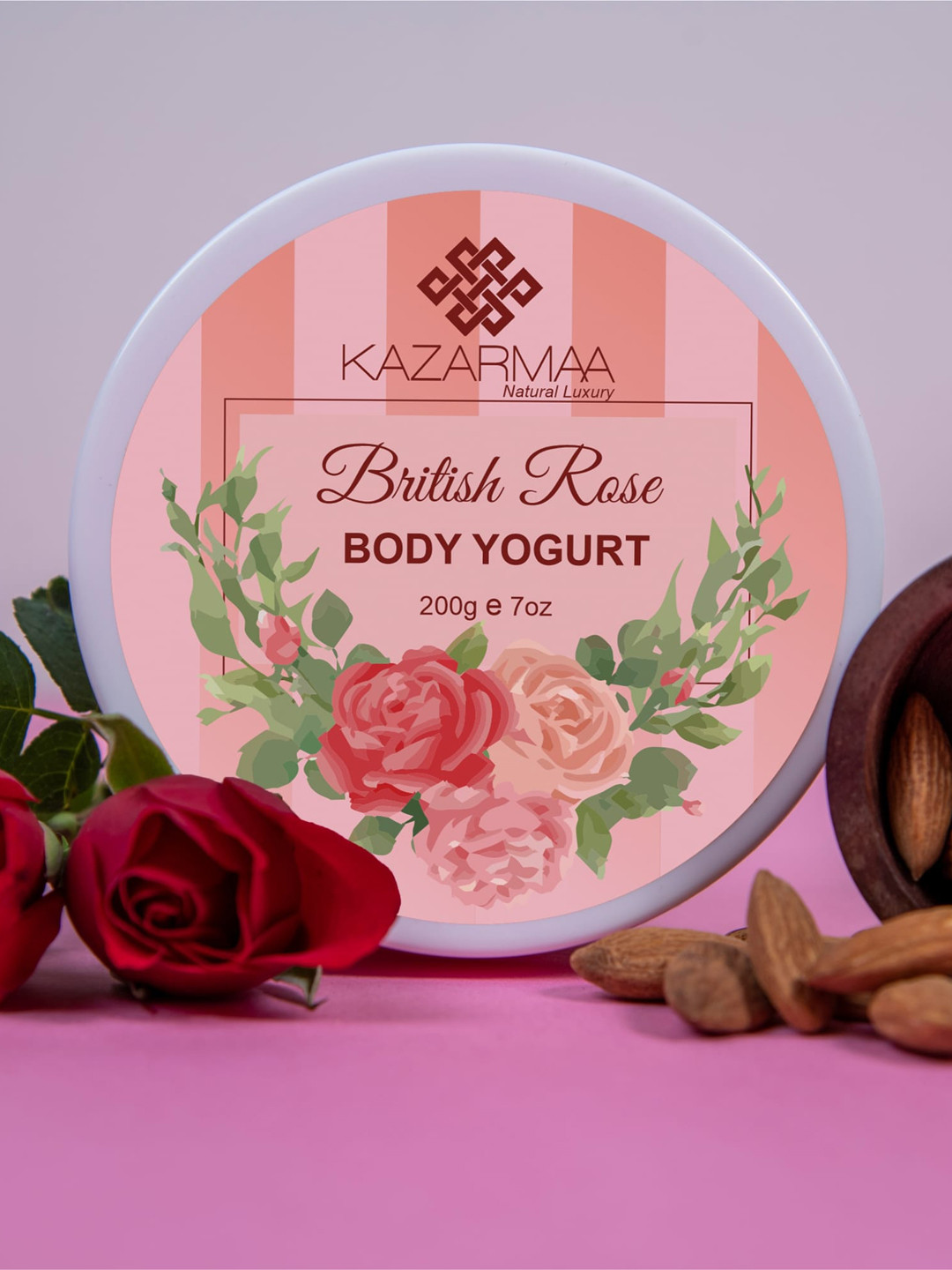 KAZARMAA British Rose Body Yogurt 200 g