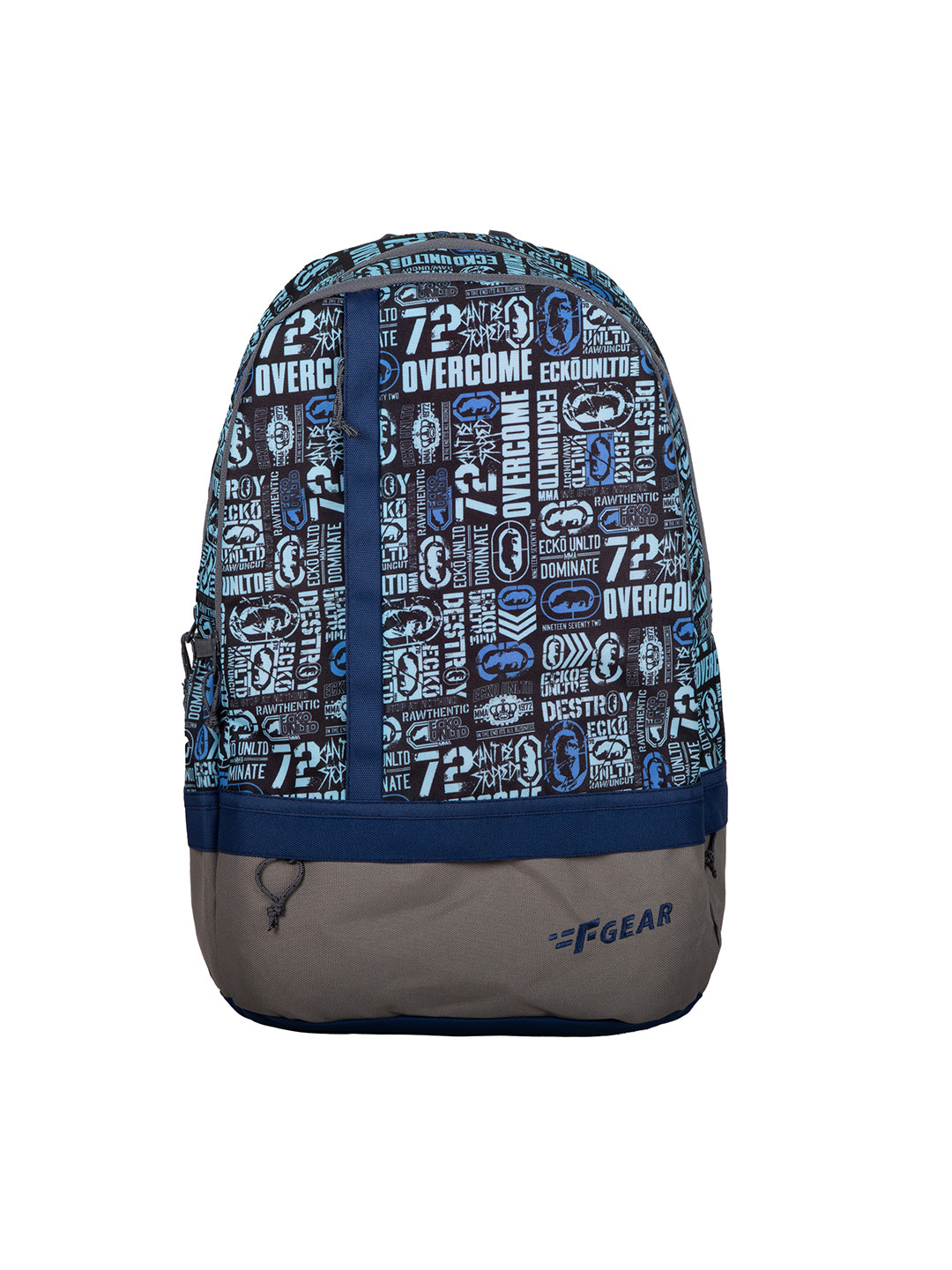 F Gear Unisex Casual Blue Printed Backpack
