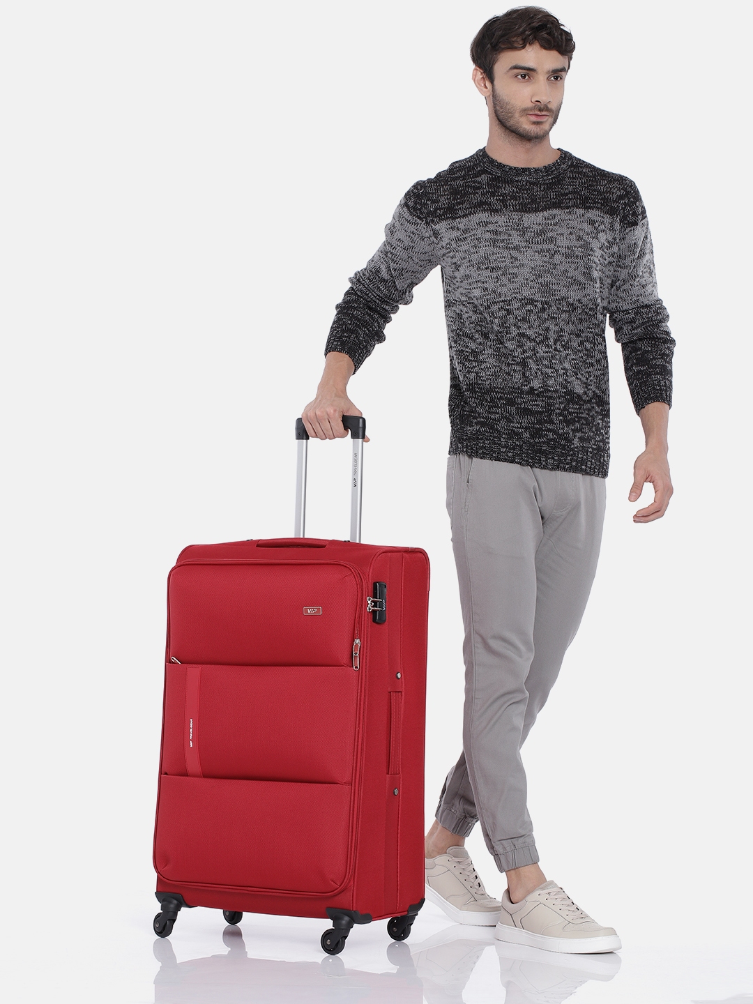 Buy VIP Widget Large Widget STR Trolley Suitcase Trolley Bag for Unisex 16394396 Myntra