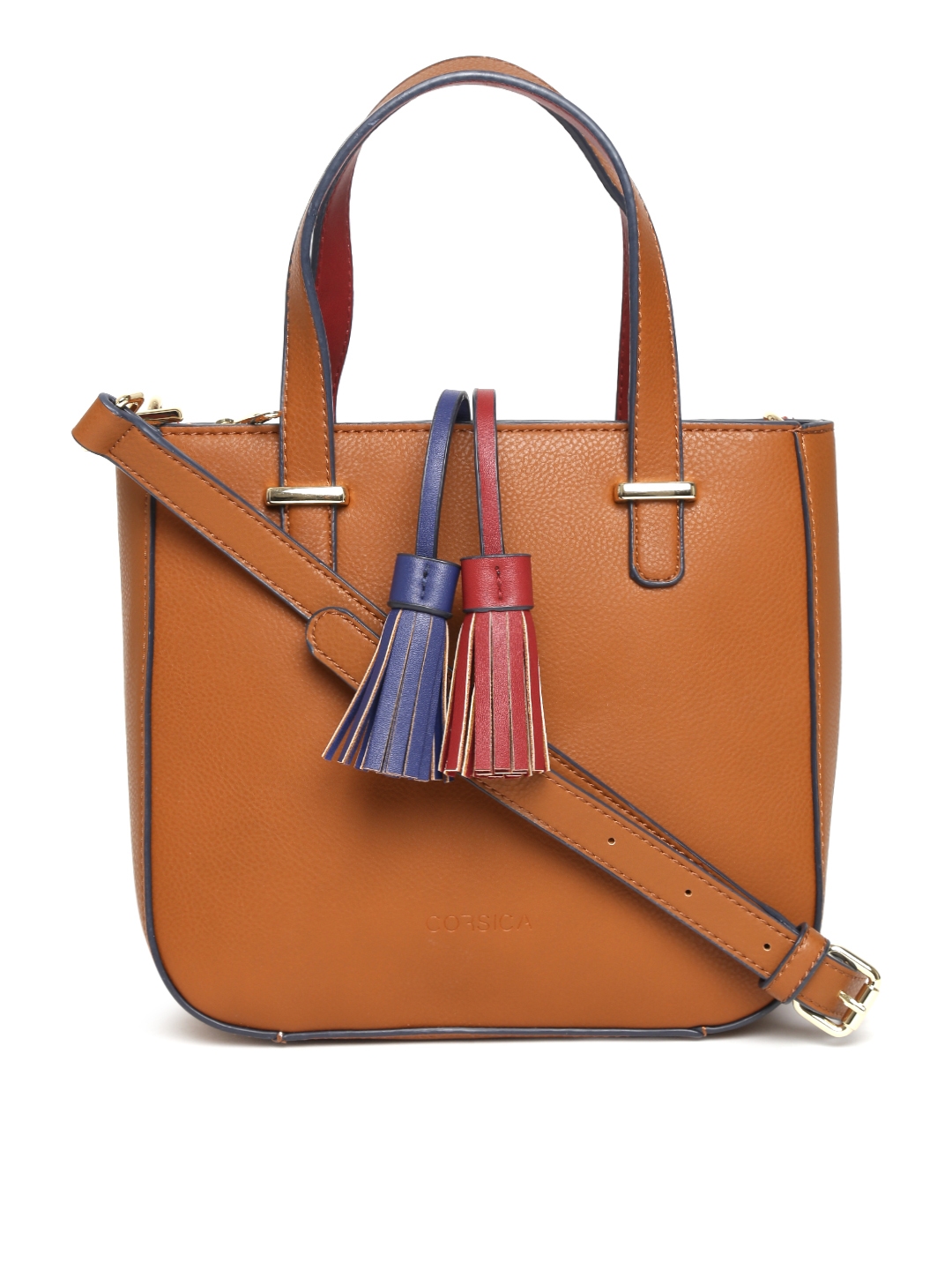 tan color handbag