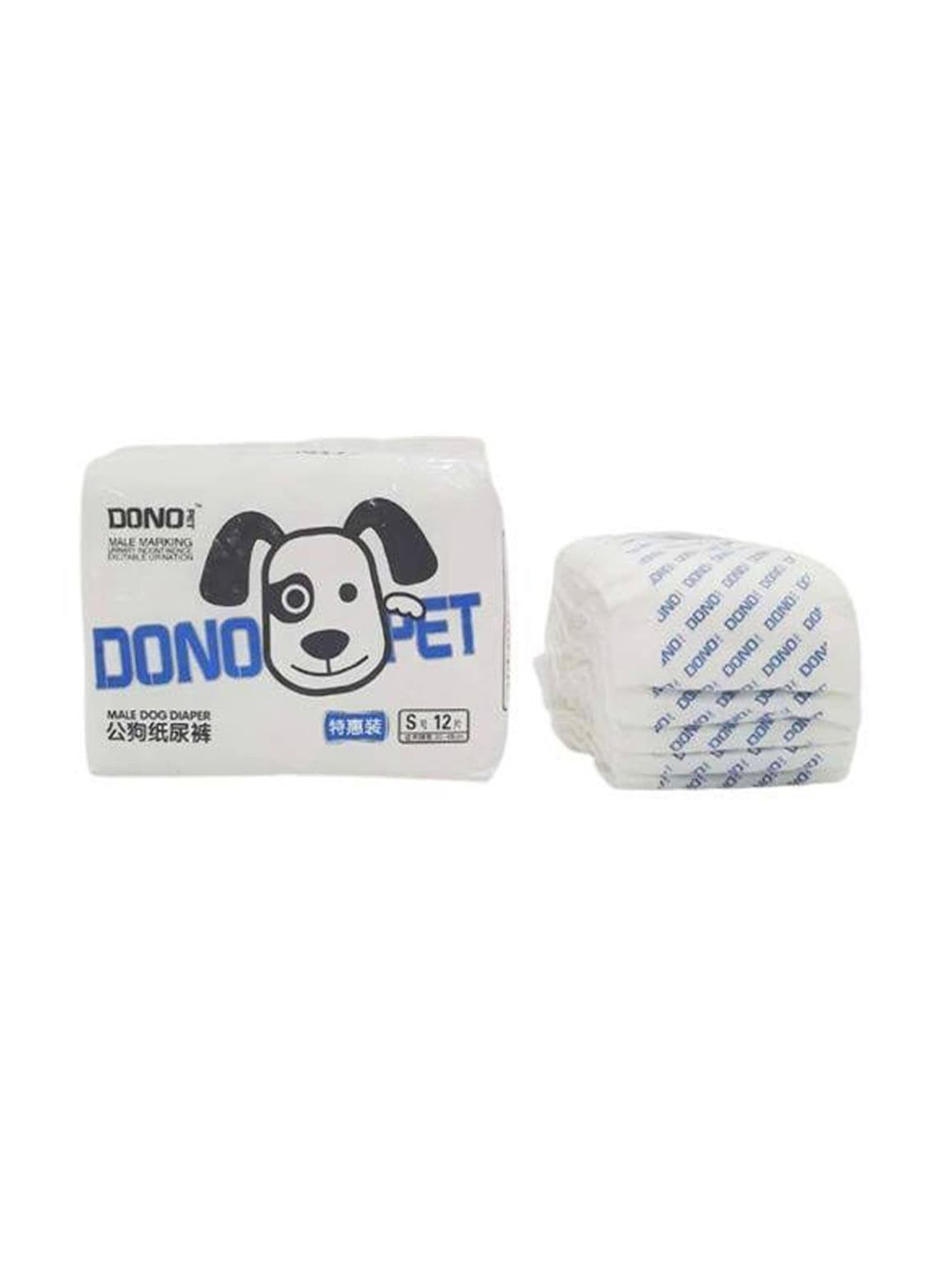 Emily pets Set Of 12 White Solid Disposable Dog Training Pads