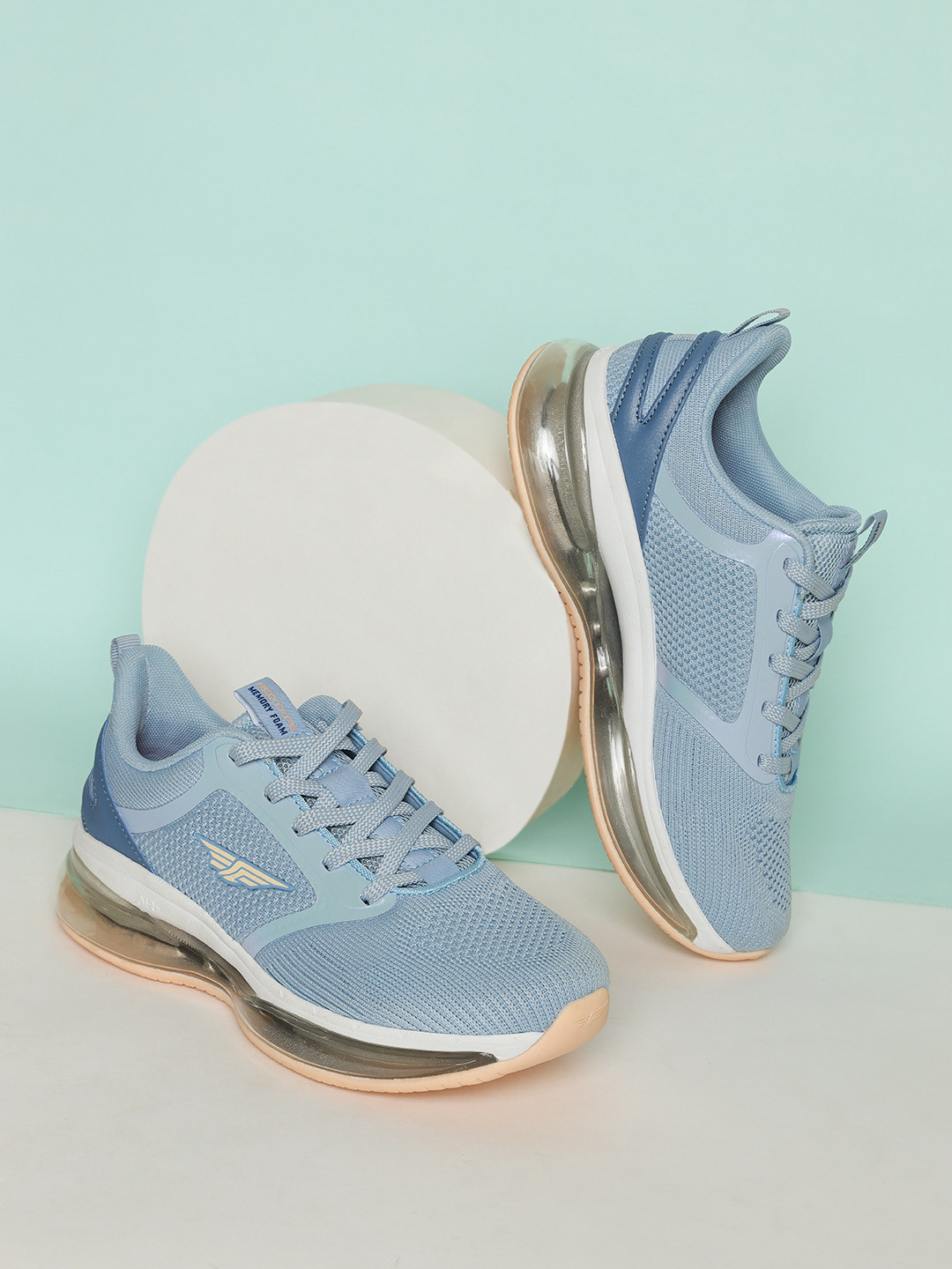 Red Tape Women Blue Mesh Air Plus Walking Shoes