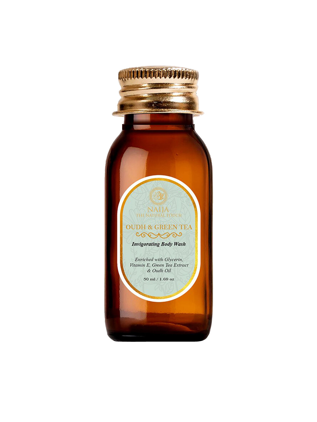 NAIJA White Oudh And Green Tea Mini Body Wash