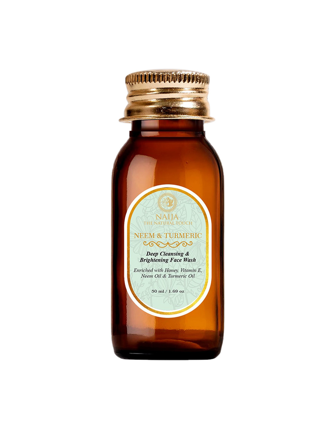 NAIJA Neem-Turmeric Mini Face Wash - 50 ml