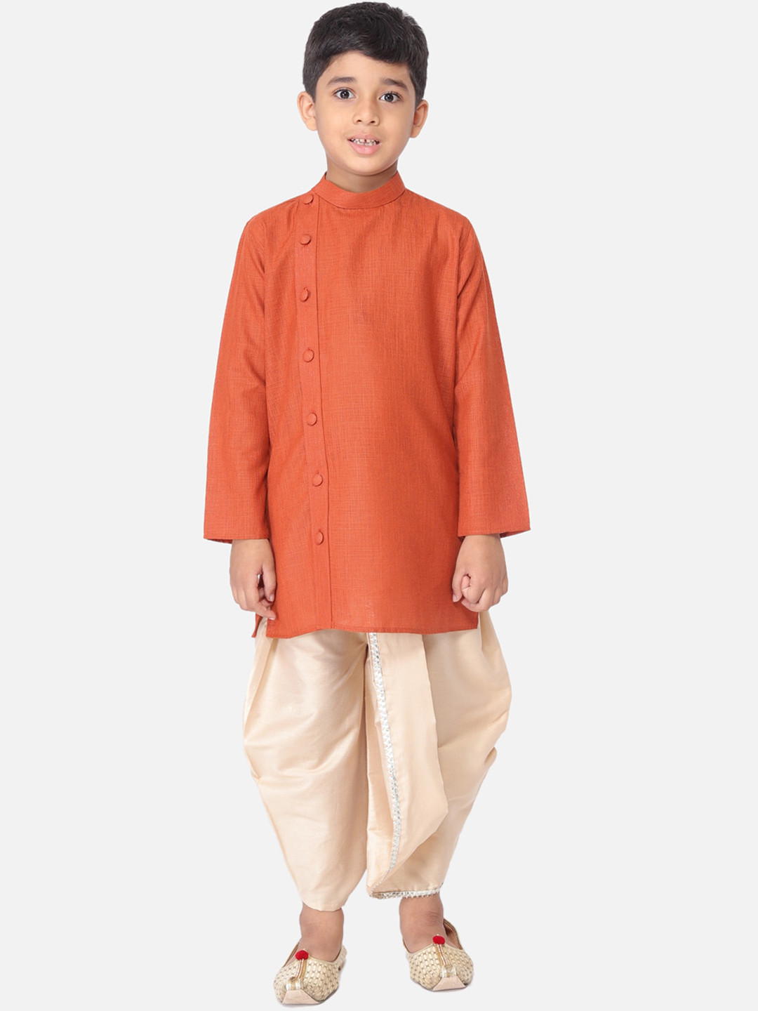 TABARD Boys Brown Pathani Kurta