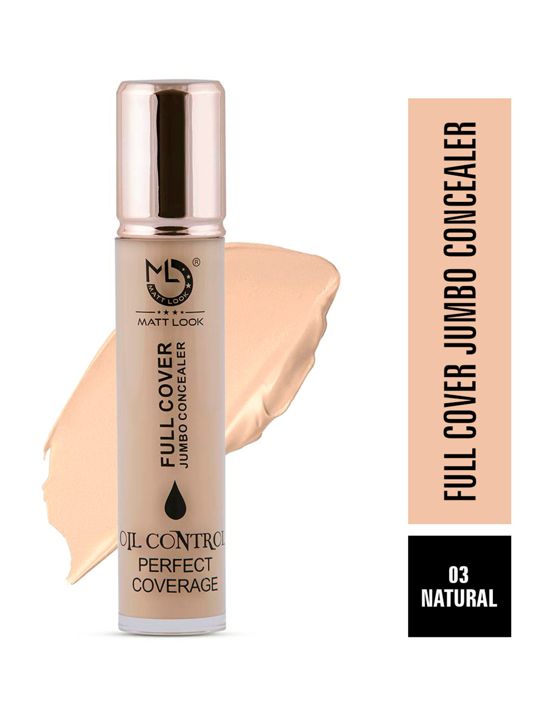 MATTLOOK Full Cover Oil Control Perfect Coverage Jumbo Concealer - Natural