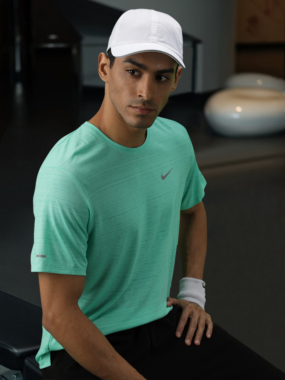 Puma Unisex White Brand Logo Printed Running Baseball Cap