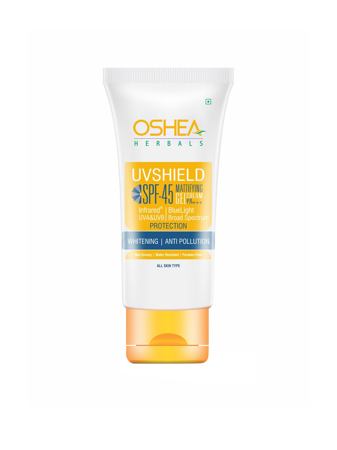 Oshea Herbals UVShield Mattifying Gel Cream SPF 45 PA+++ - 120g