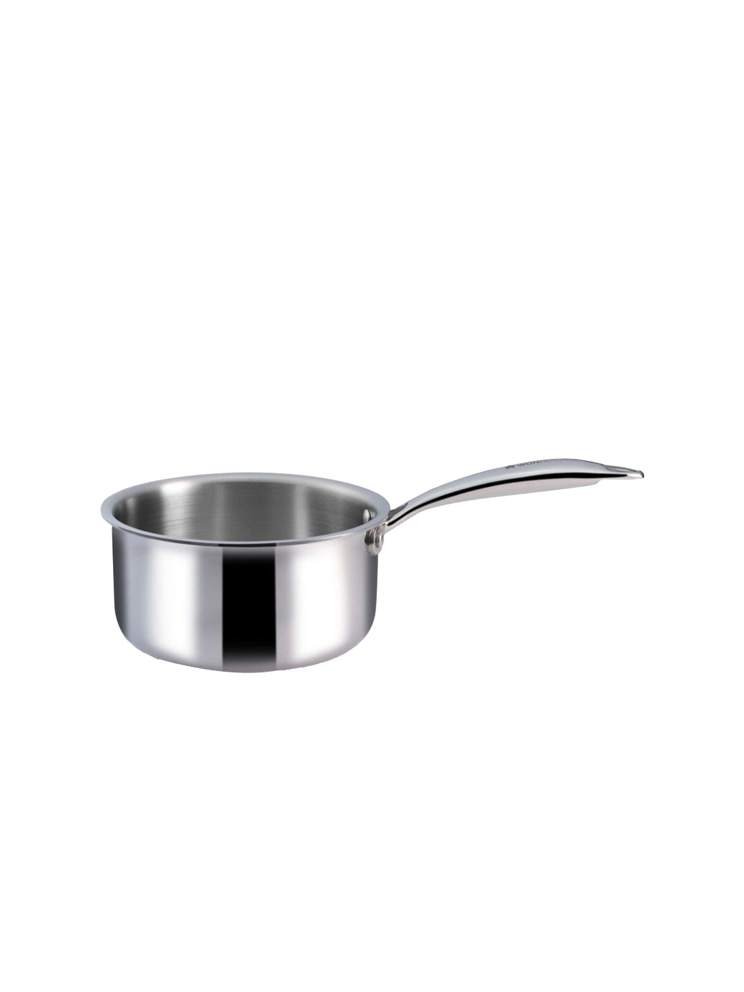 Wonderchef Silver-Toned Solid Nigella Triply Stainless Steel Sauce Pan 1.5 L