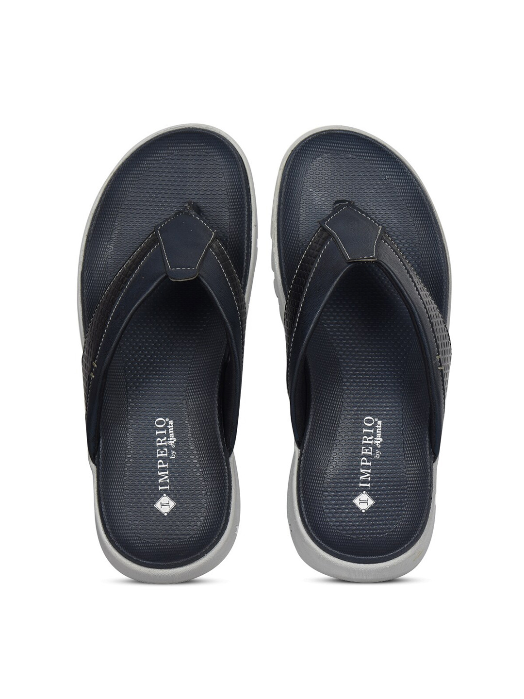 Ajanta Men Black & White Slip-On