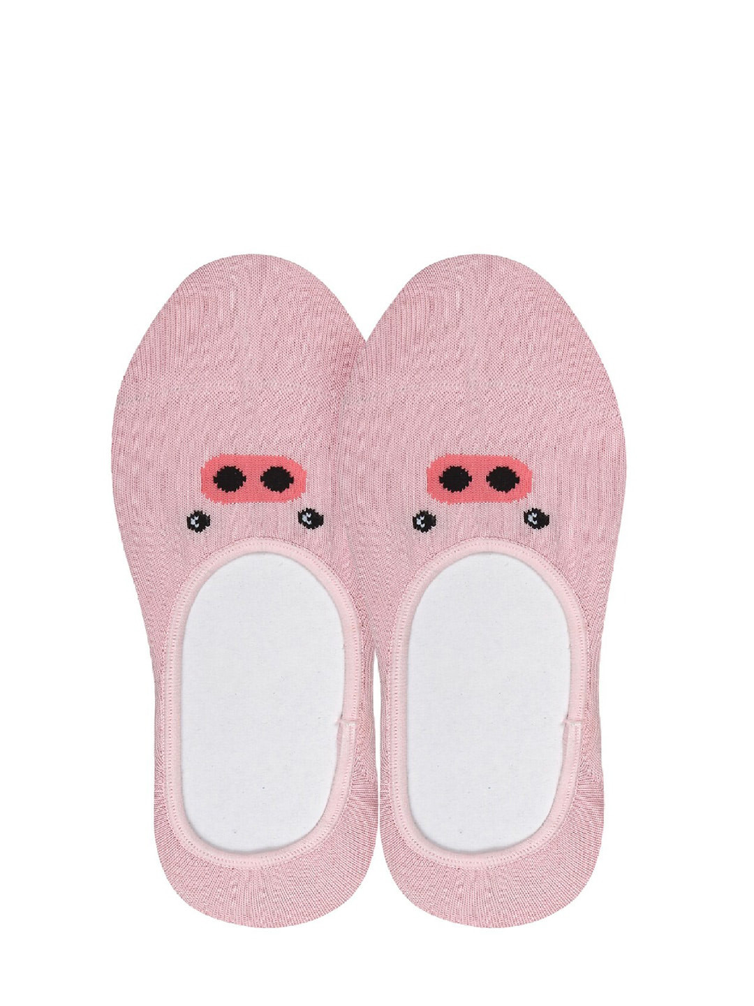 Soxytoes Unisex Pink Patterned Shoe Liners