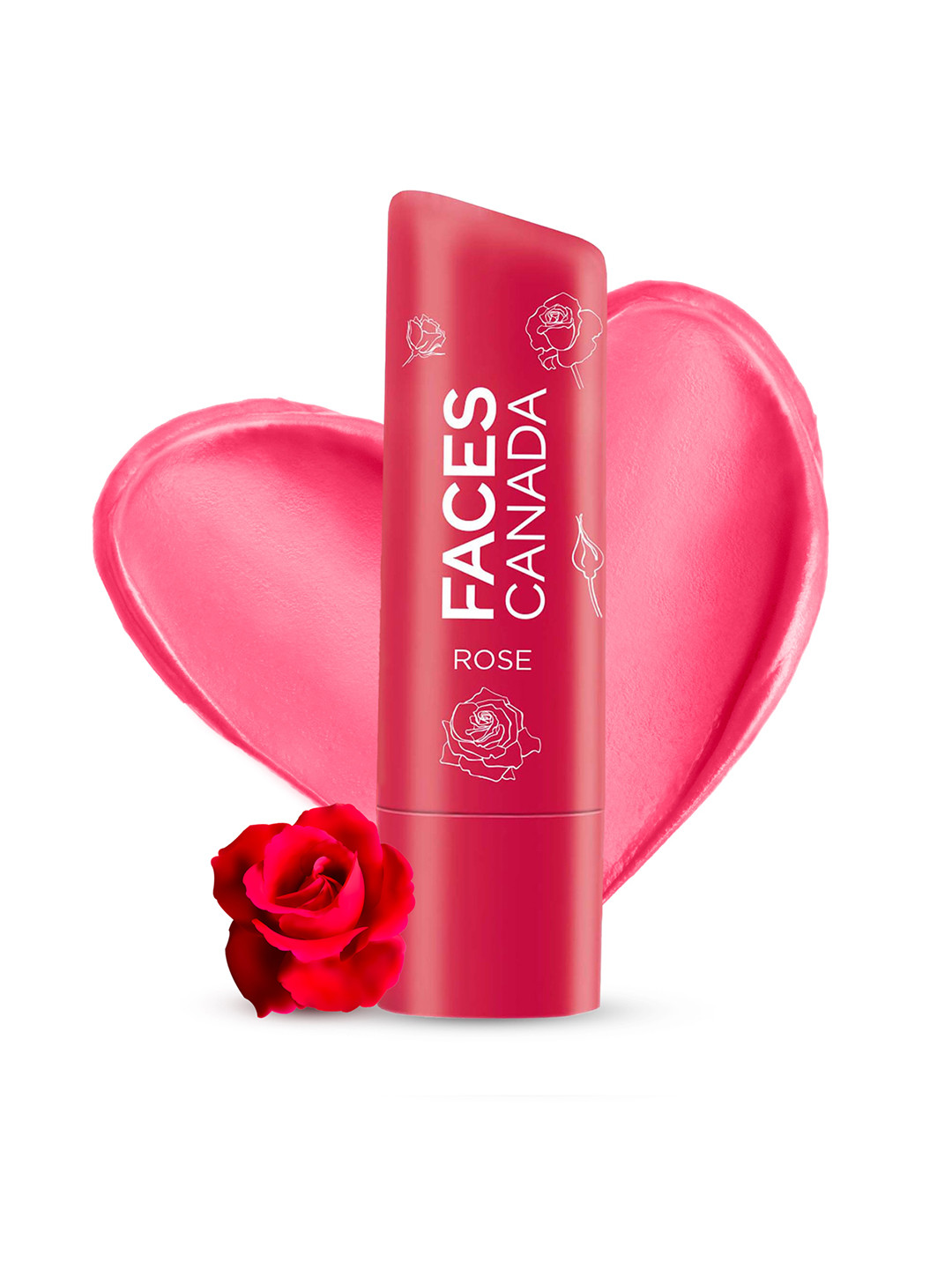 FACES CANADA Vitamin C Lip Balm with 12HR Moisture & SPF15 - Rose Petal