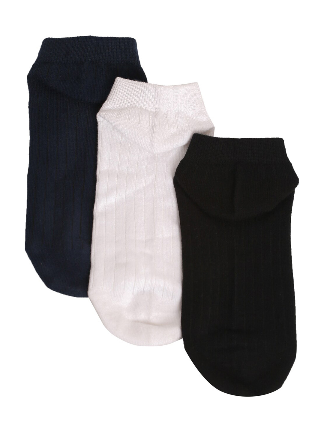 MUTAQINOTI Men Pack Of 3 Sports Ankle Length Sneakers Antimicrobial Socks