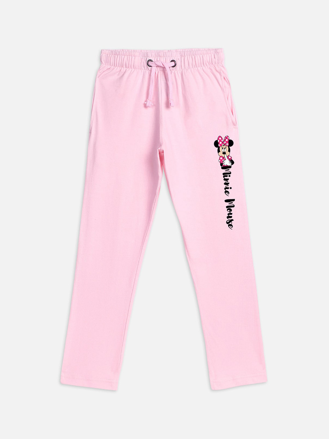 Kids Ville Mickey & Friends Girls Prink Printed Lounge Pants