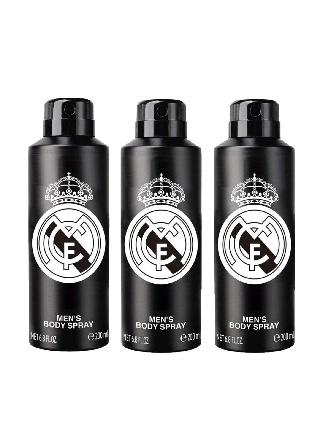 Real Madrid Pack Of 3 Deodorant 600ml