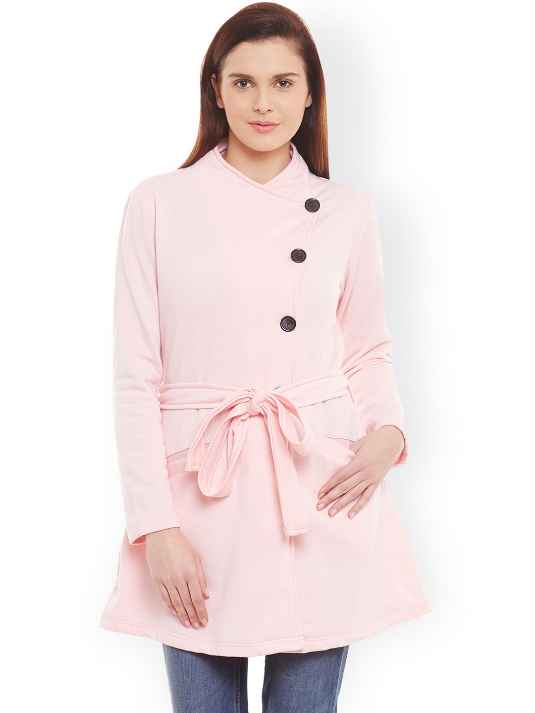 pink overcoat