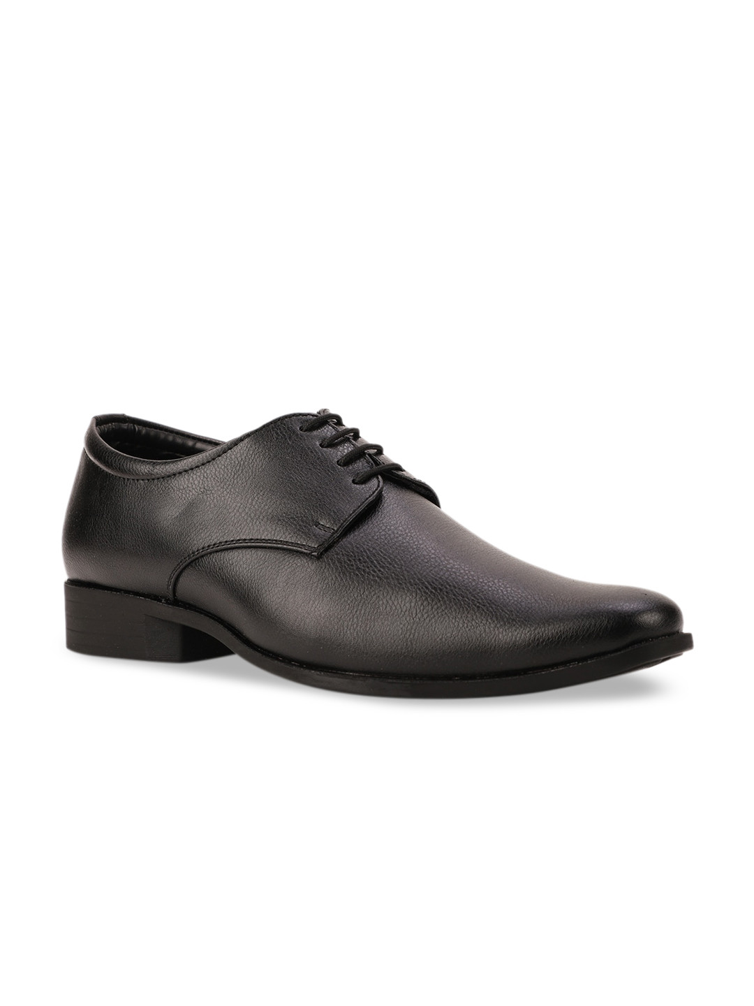 Bata Men Black Solid Formal Derbys
