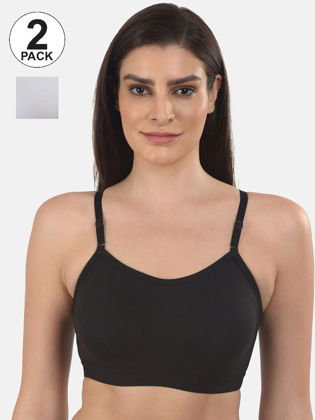 mod & shy Pack of 2 Assorted  Non Padded Begginers  Bra