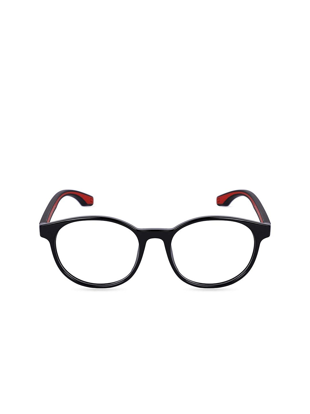 MARC LOUIS Women Black & Red Full Rim Round Frames MLMARC292/S-807 FR