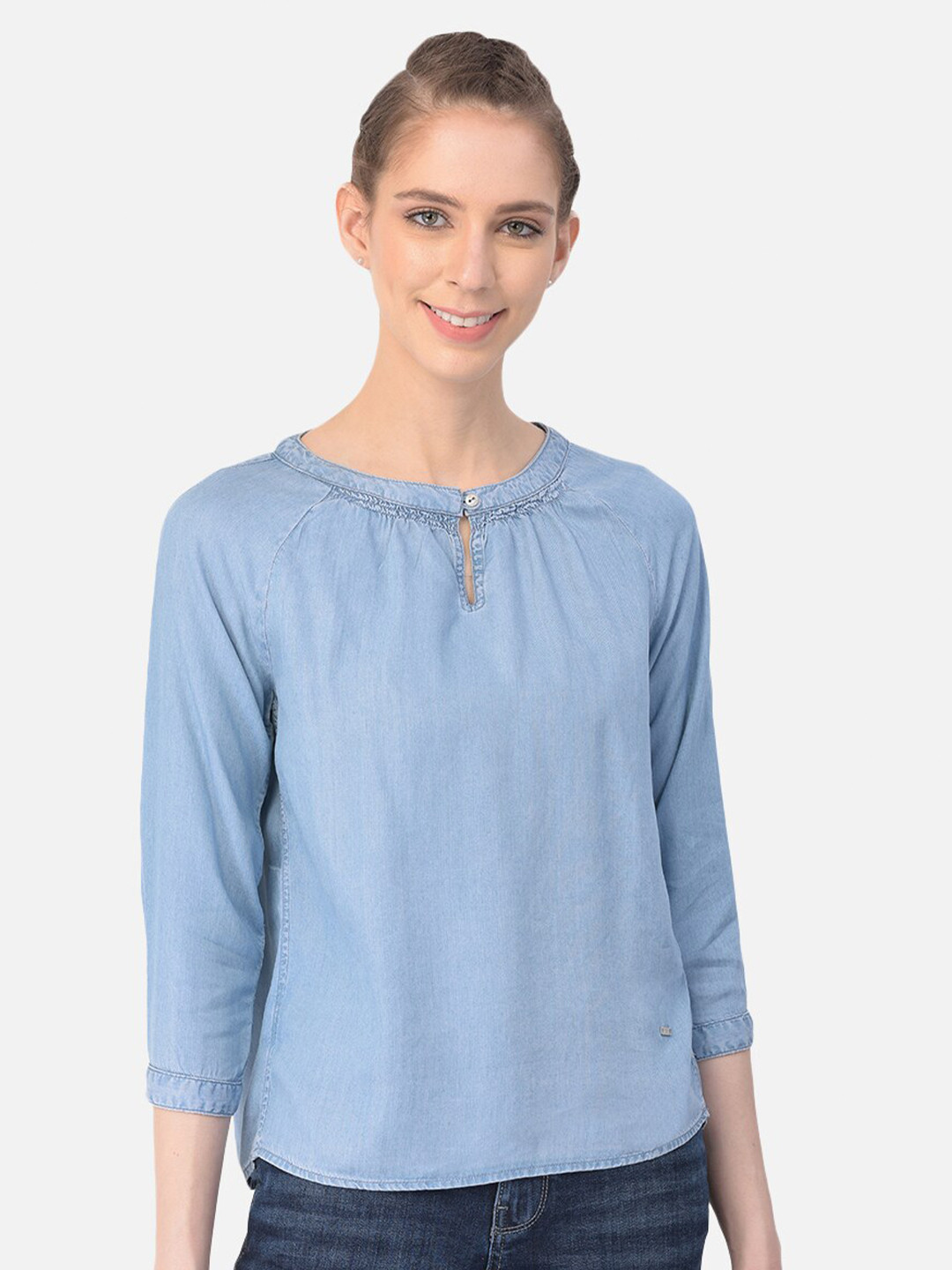 Woods Women Blue Top