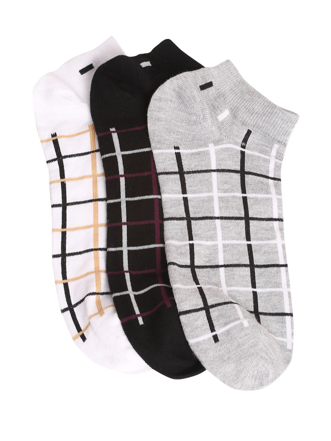 LOUIS STITCH Men's Luxury Ankle Length Egyptian Cotton Sneakers Socks