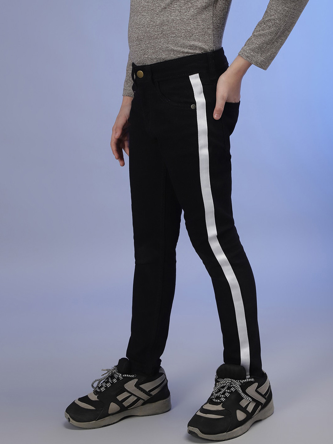 Instafab Boys Blue Classic Slim Fit Stretchable Jeans
