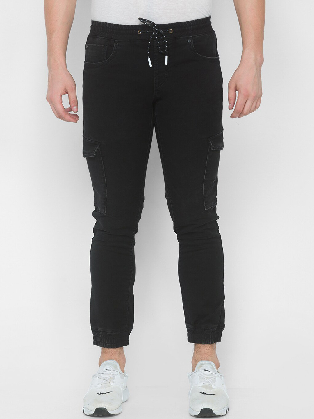 SPYKAR Men Black Slim Fit High-Rise Jeans