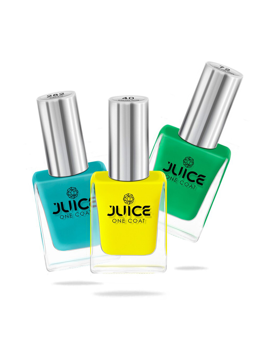 JUICE Set Of 3 Multicoloured Nail Polish 33 ml