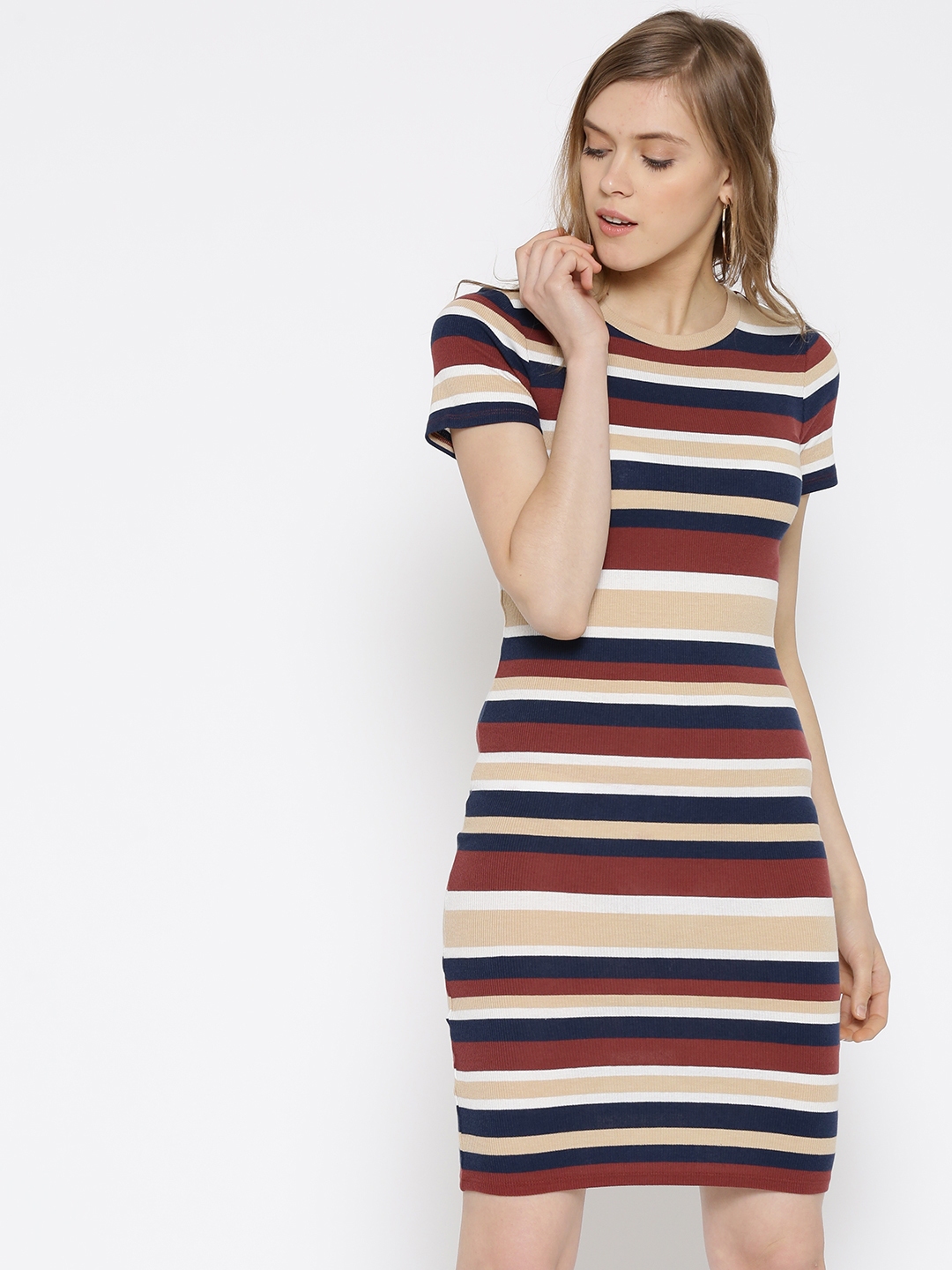 Forever 21 striped outlet bodycon dress