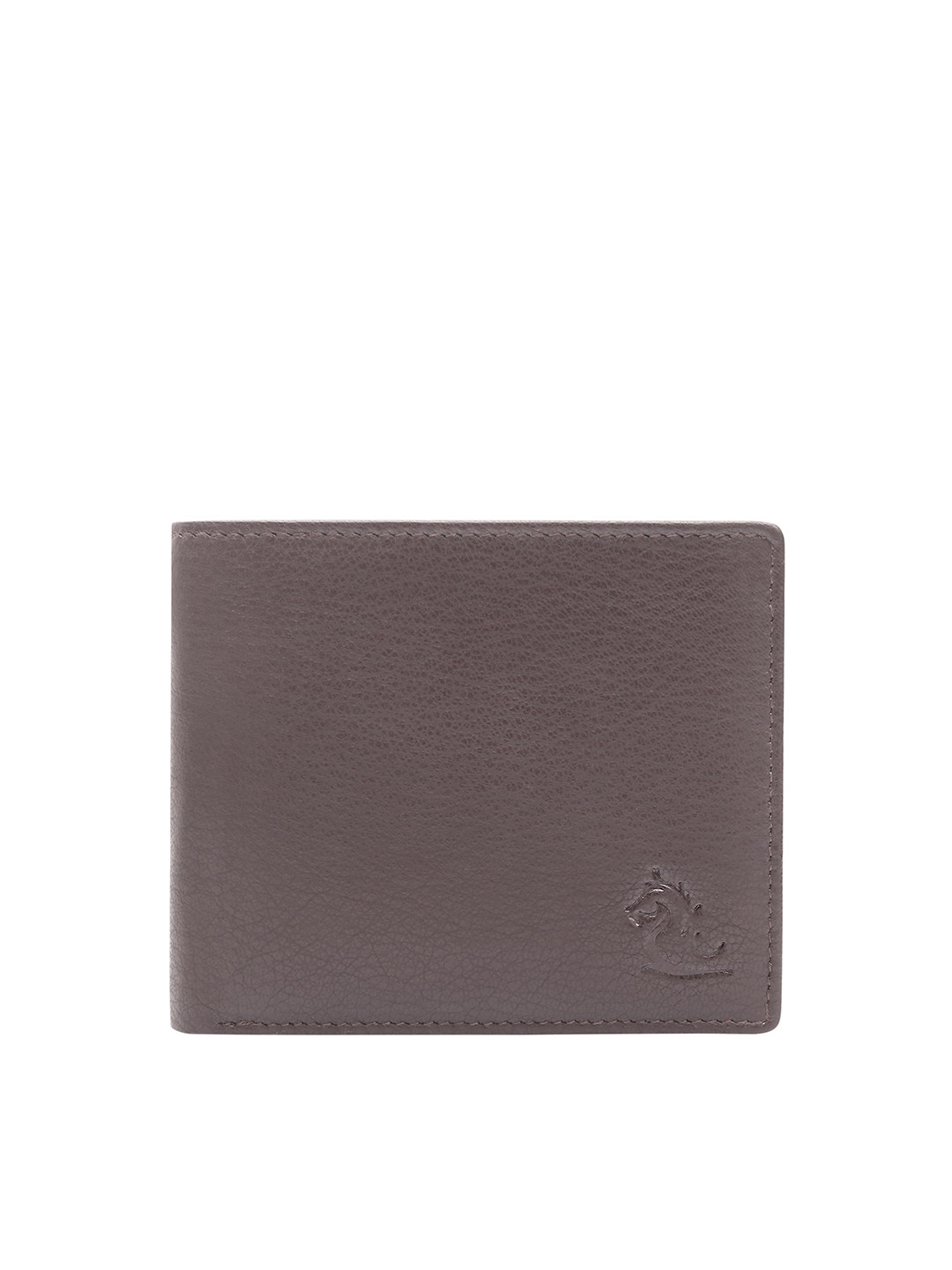 Kara Men Brown Leather Two Fold Wallet