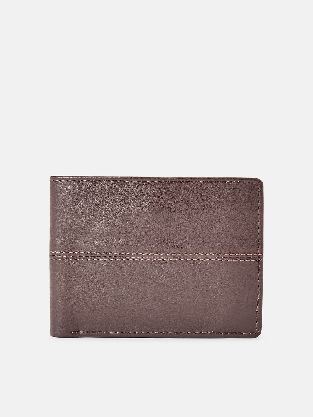 RICHARD PARKER by Pantaloons Men Brown PU Card Holder