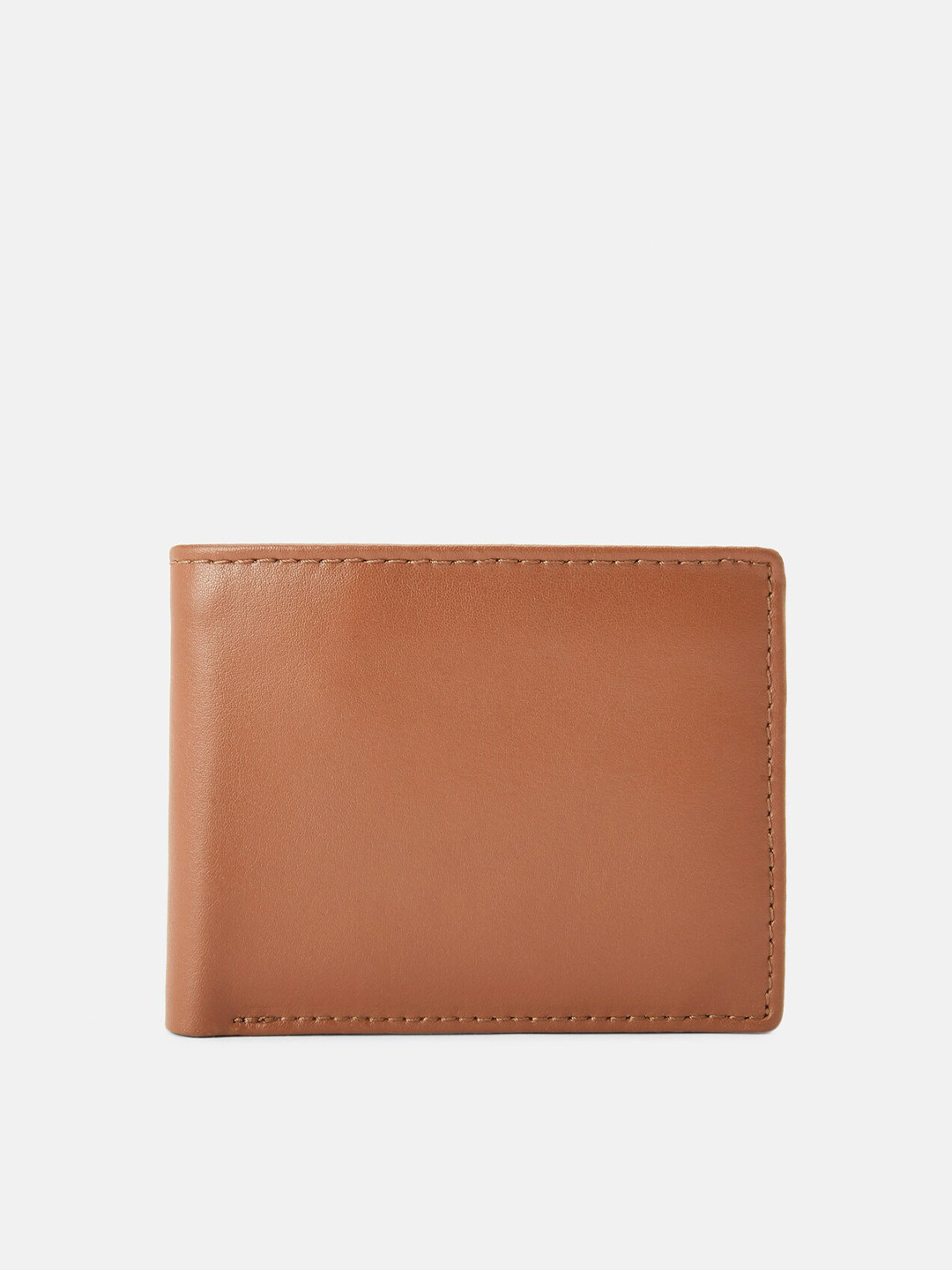 RICHARD PARKER by Pantaloons Men Tan PU Two Fold Wallet