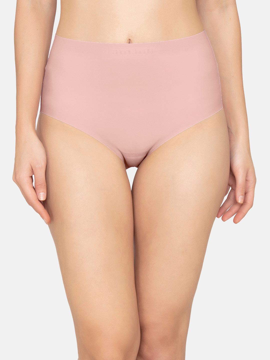 Amante Women Solid Seamless High Waist Basic Brief - PAN11411