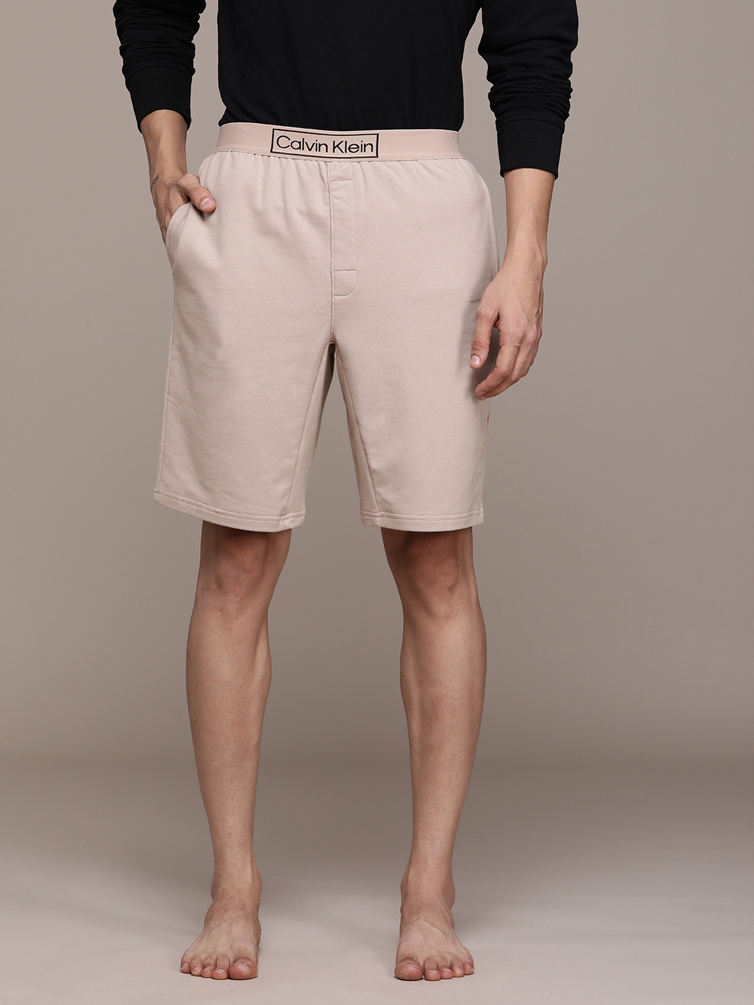 Calvin Klein Underwear Men Brown Lounge Shorts