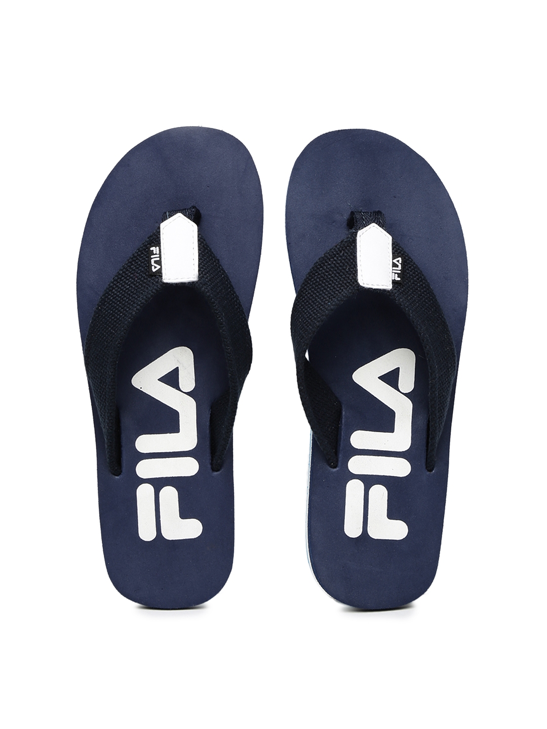 Buy FILA Men Navy White Printed Flip Flops Flip Flops for Men 1646819 Myntra