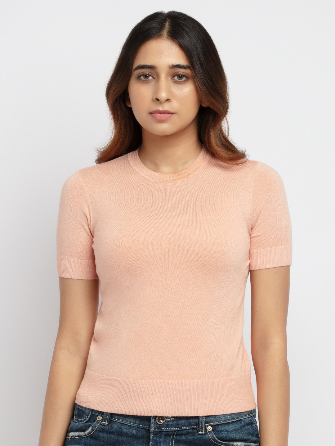 Status Quo Women Pink Pullover