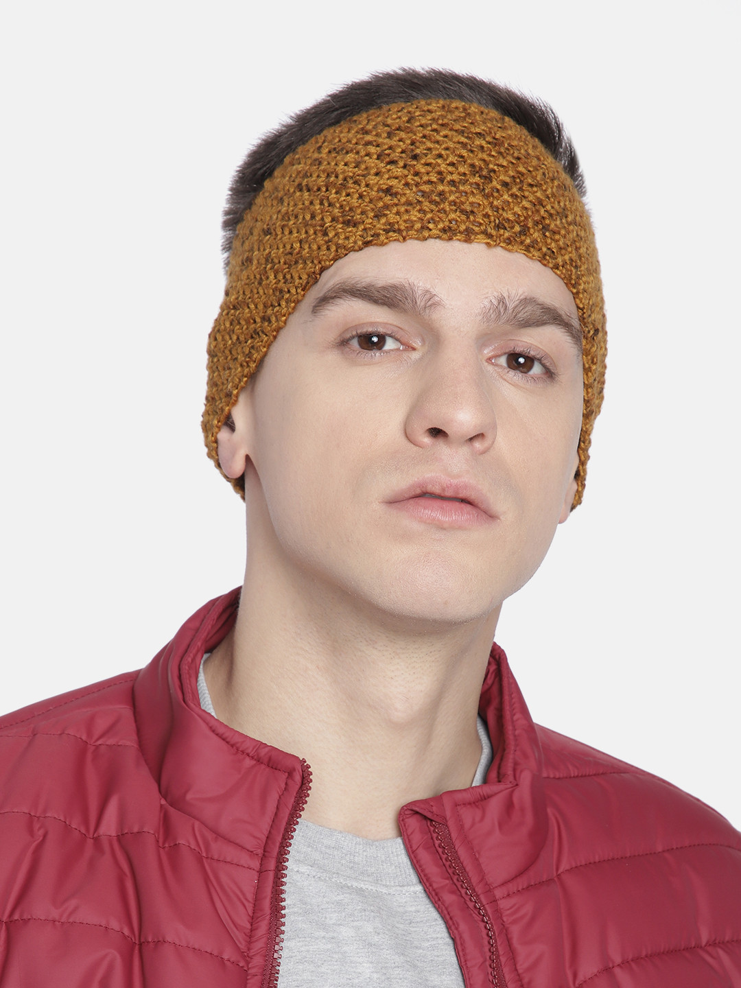 Magic Needles Unisex Brown Handmade Headband