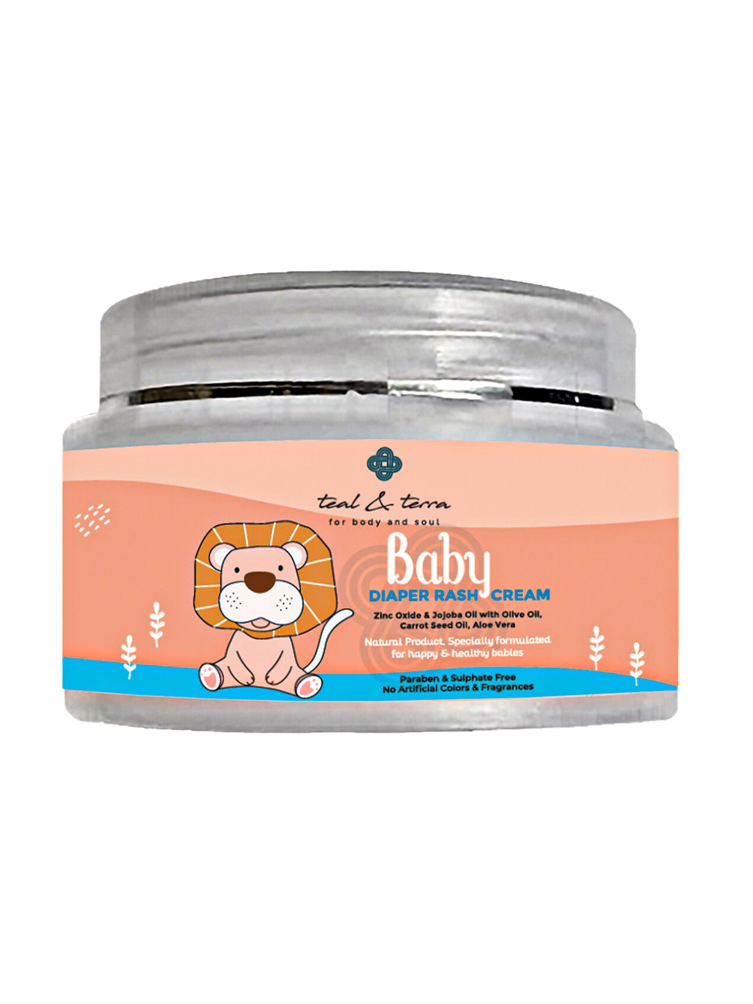 teal & terra Baby Diaper Rash Cream With Carrot Seed & Jojoba Oil