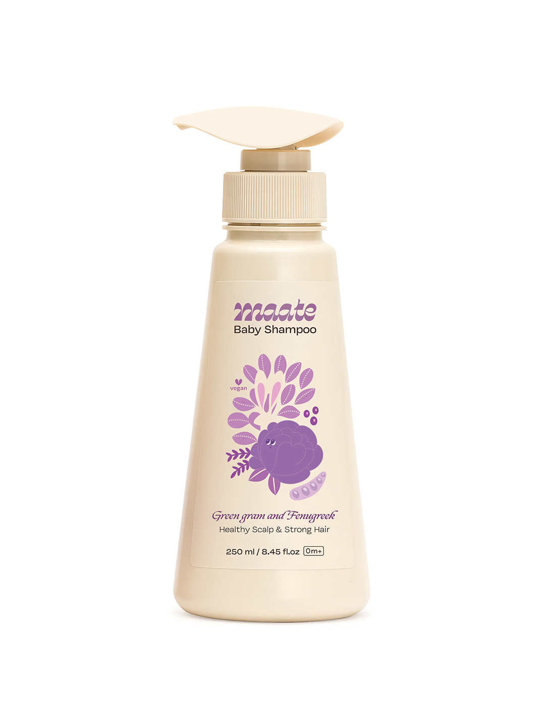 MAATE Baby Shampoo Cleanser with Fenugreek and Green Gram - 250 ml