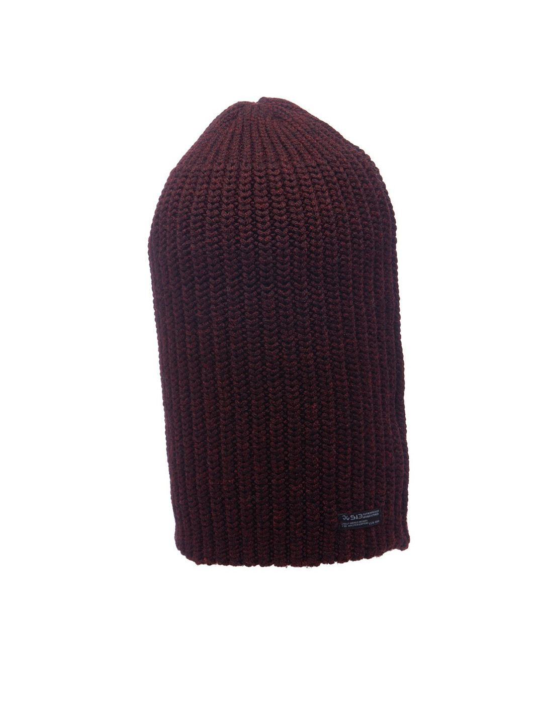 513 Men Maroon Acrylic Wool Beanie