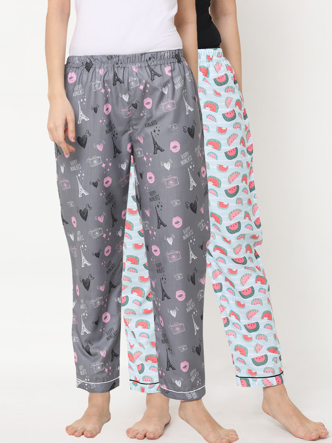 FashionRack Woman Pack of 2 Grey & Blue Lounge Pants