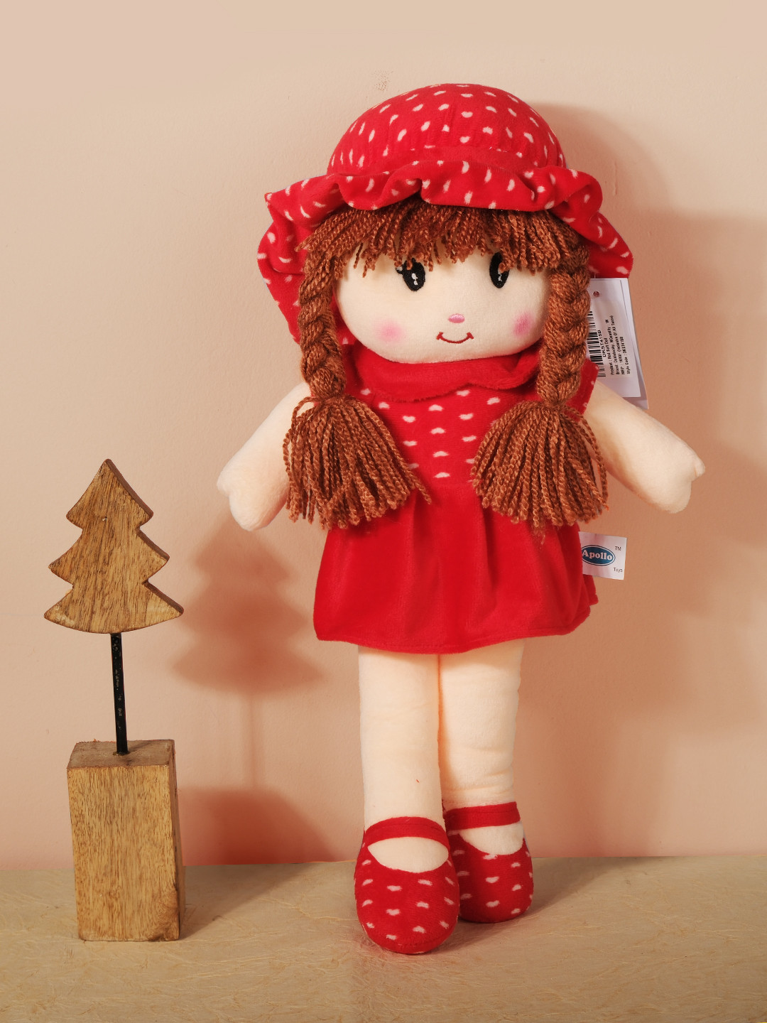 DukieKooky Kids Red Soft Doll