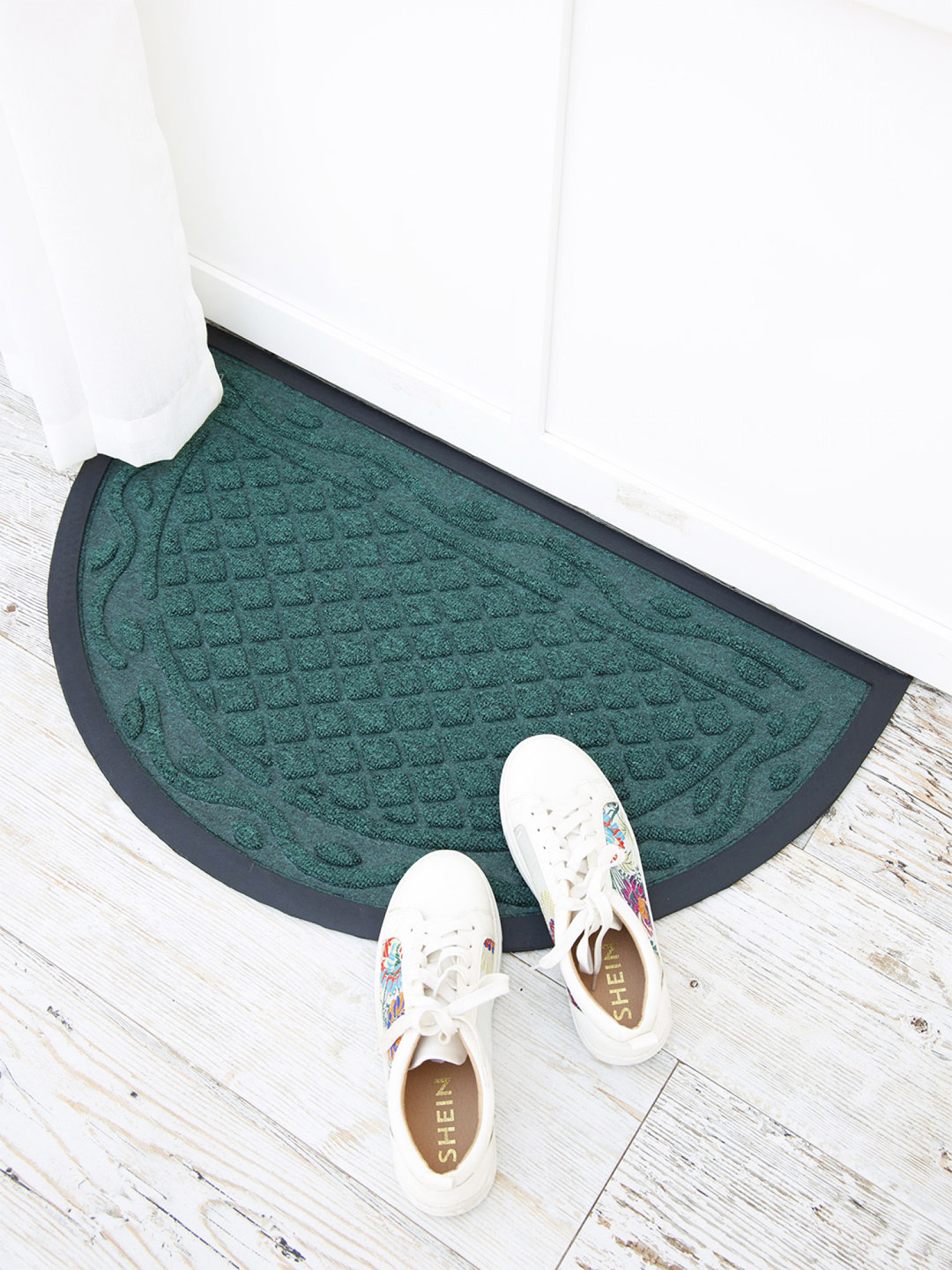 Ariana Green Textured Anti-Skid Door Mat