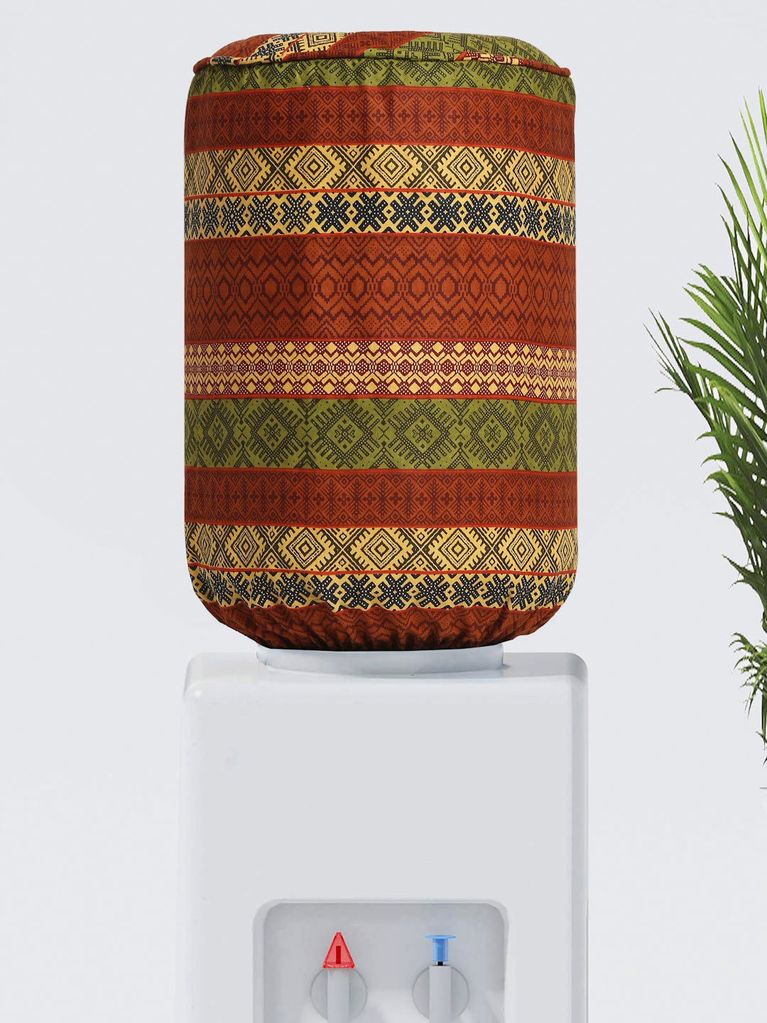 SWAYAM Multi-Coloured Printed Cotton Water Dispenser Cover