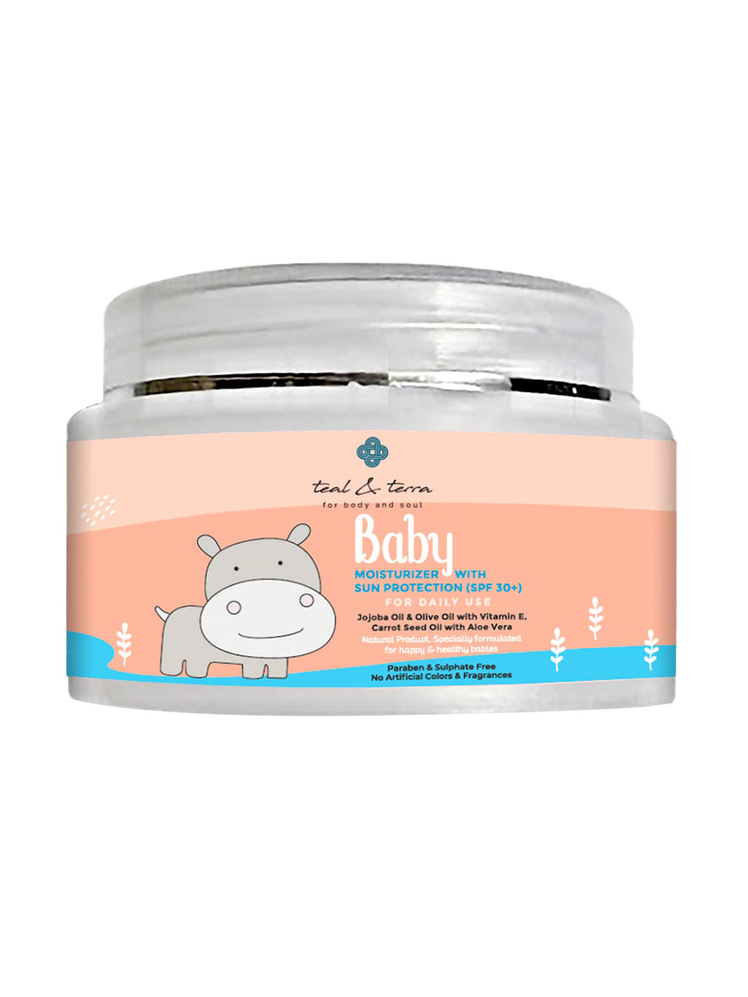 teal & terra Transparent Baby Moisturiser With Sun Protection SPF 30+