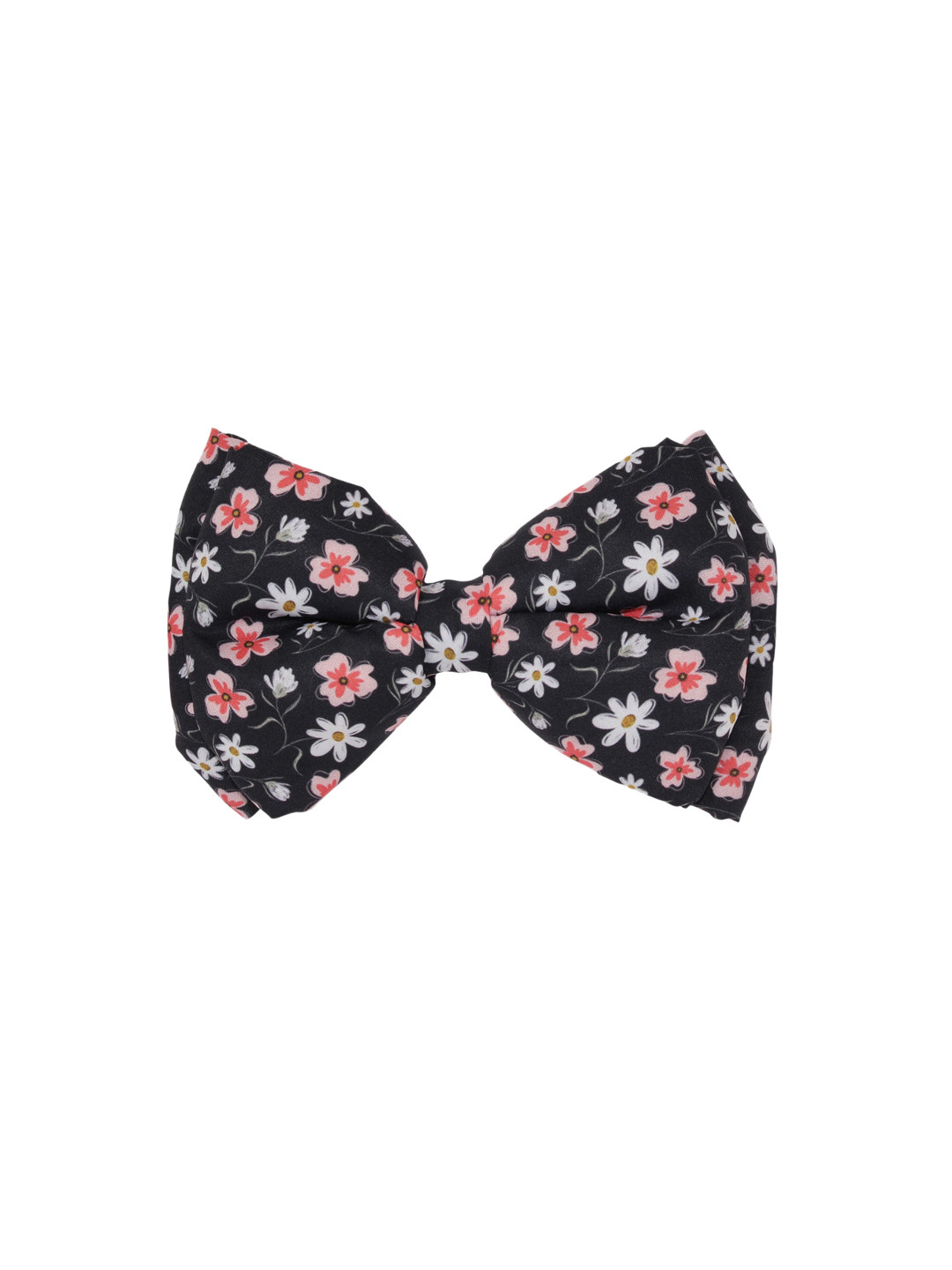 LANA PAWS Black & Pink Wildflower Printed Dog Bow Tie