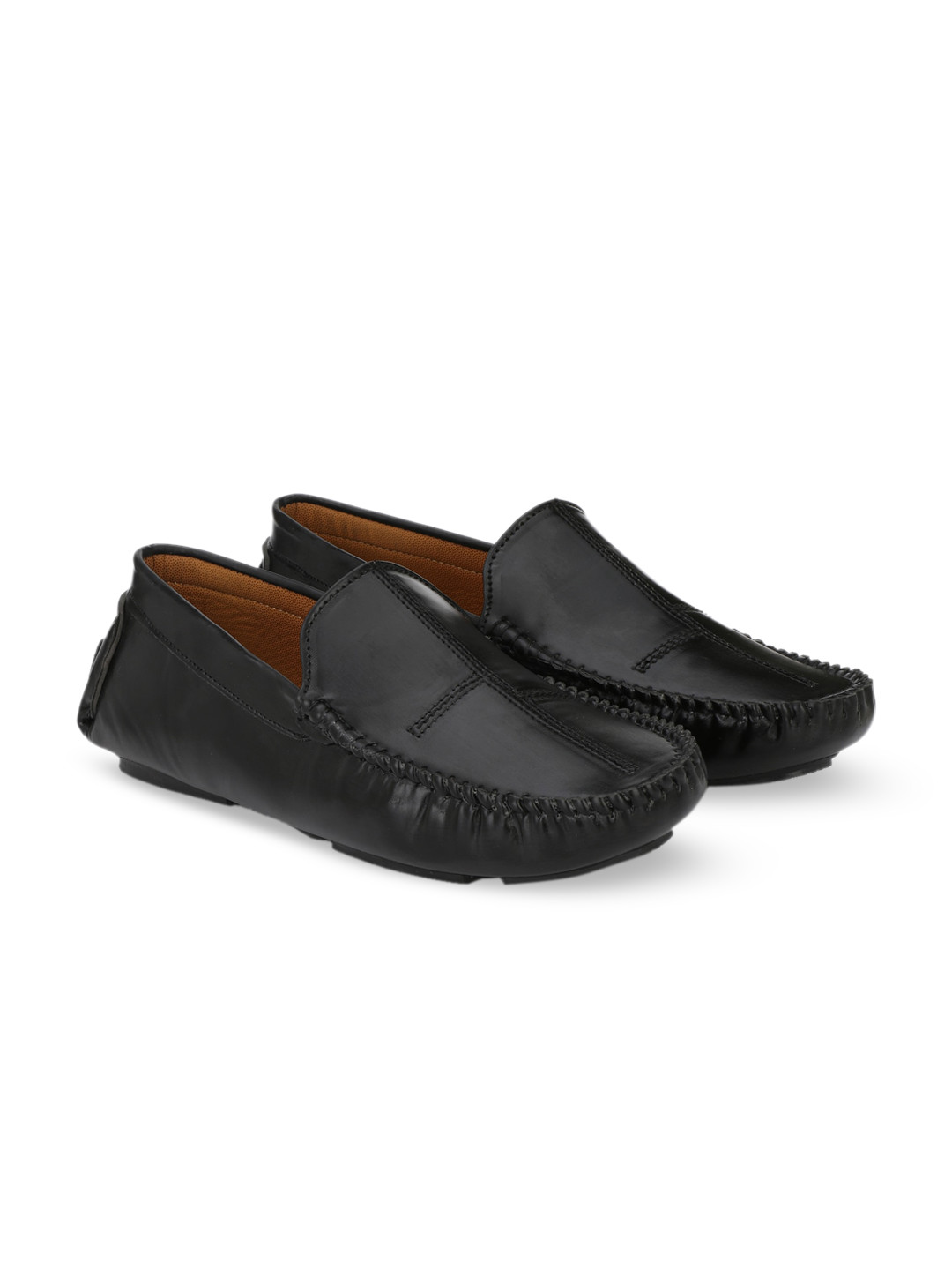 RL Rocklin Men Black Driving Shoes