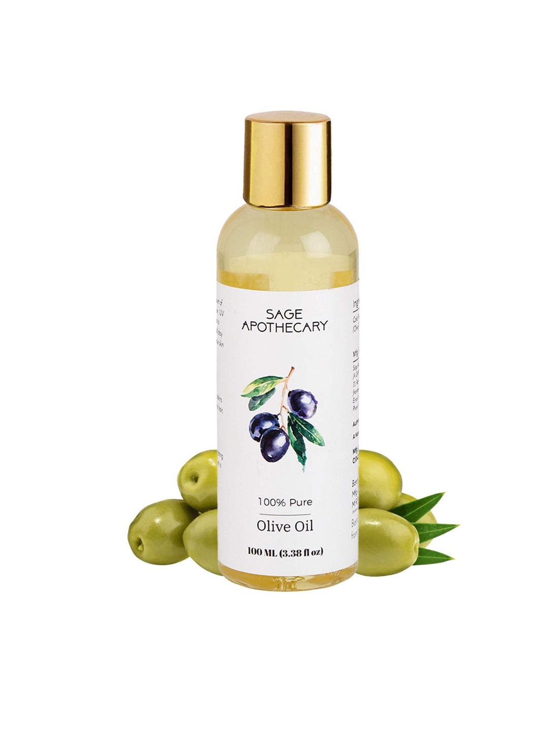 SAGE APOTHECARY Yellow Olive Body Oil 100 Ml