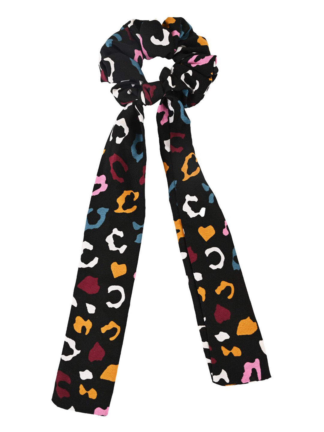 BuckleUp Women Black Animal Printed Hair Accessory Set