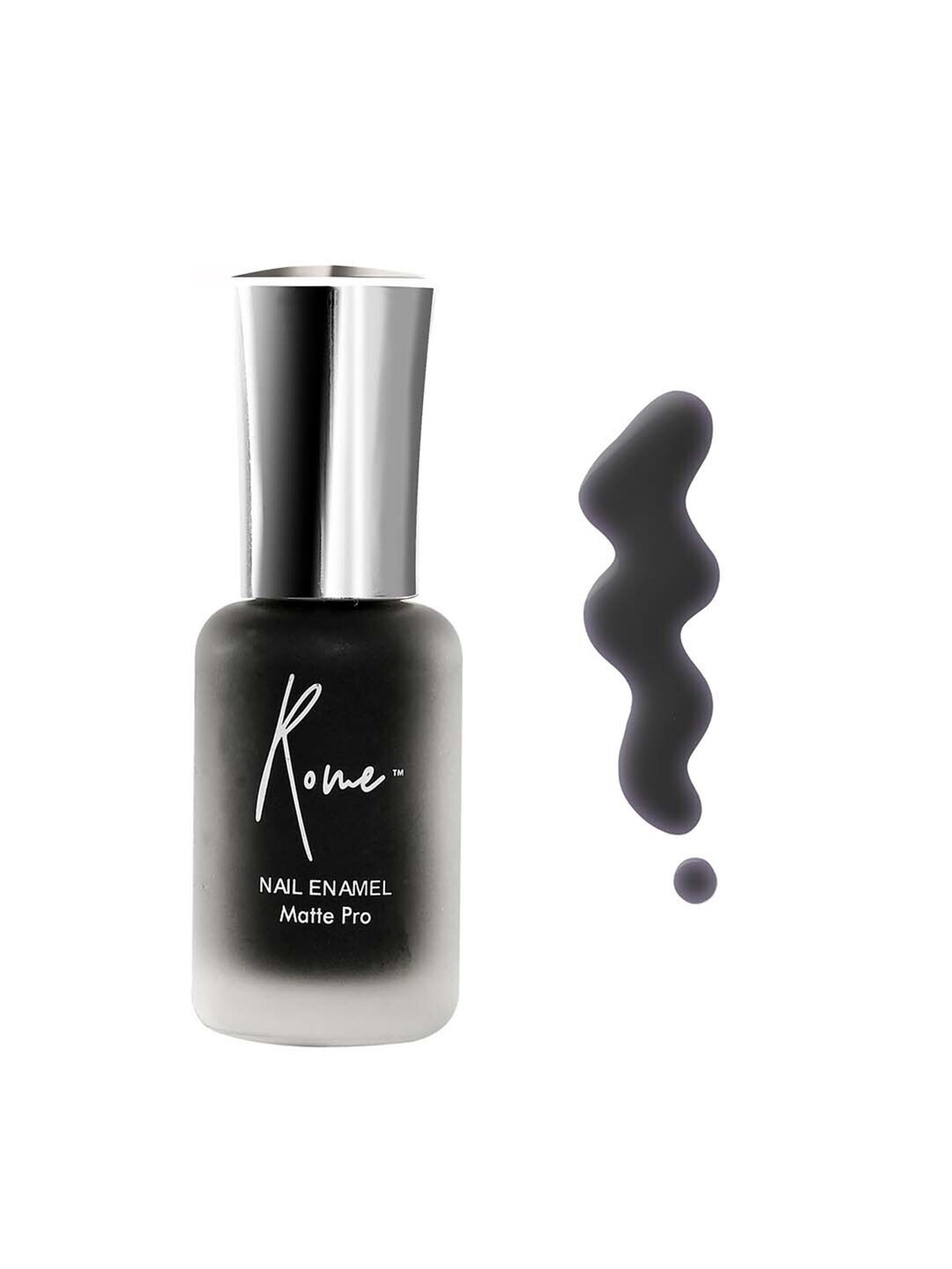 Rome Black Matte Pro Nail Enamel - Dark Knight